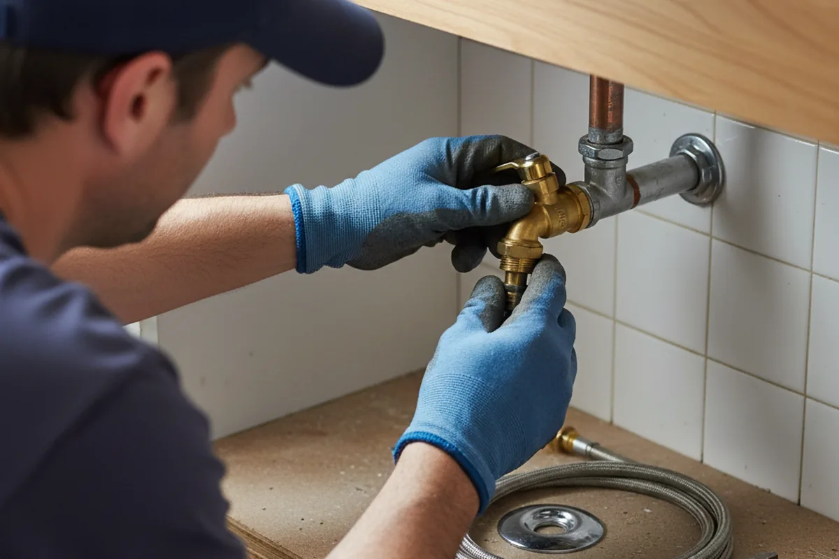 Shutoff valve and fitting work during Emergency Plumbing in Grants Pass
